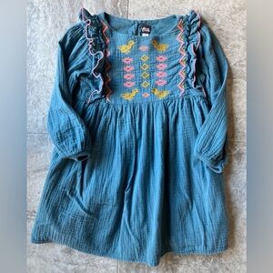 Tea Collection Long Sleeve Embroidered Dress